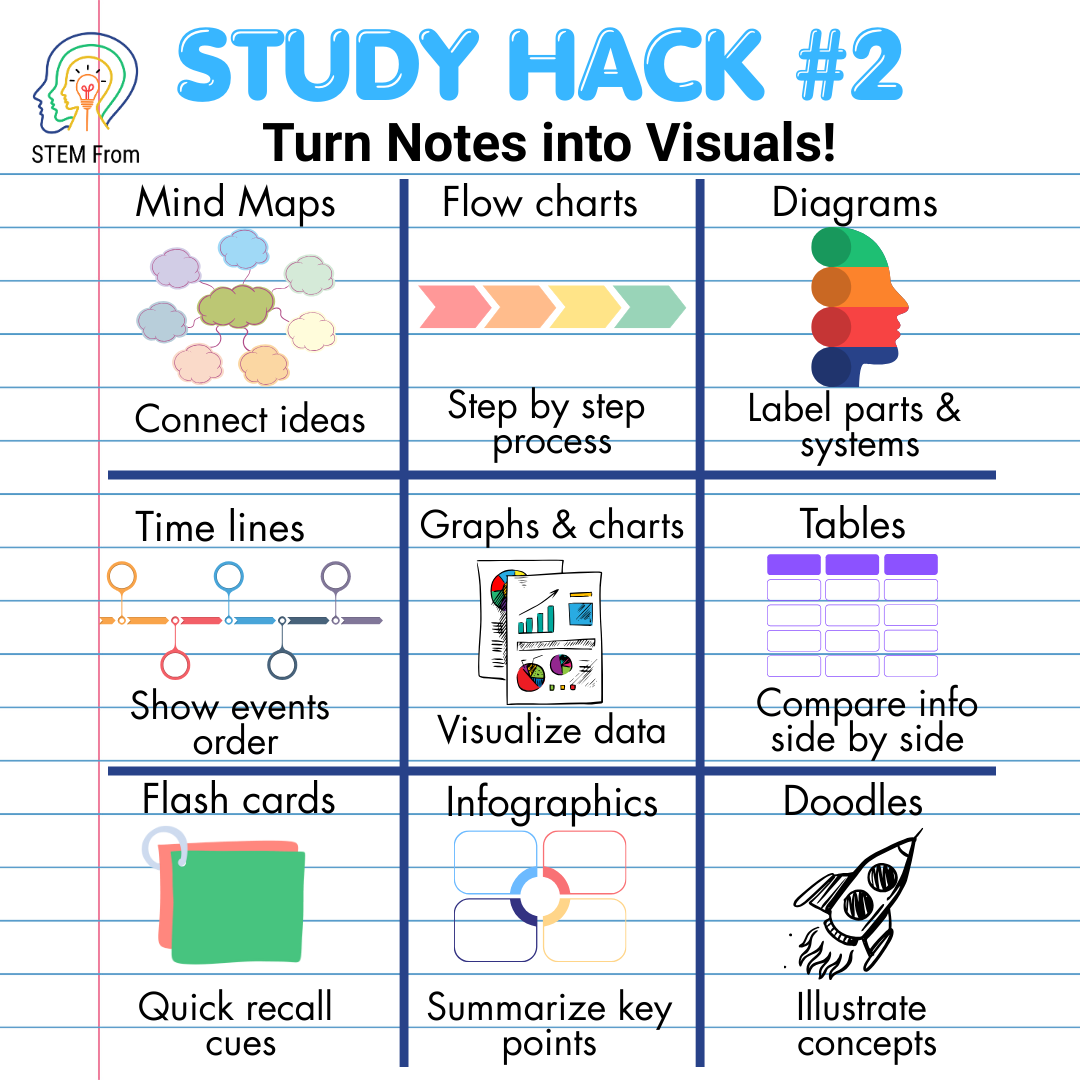 Visual Notes Study Hack – STEM From LLC